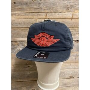 NIKE Jordan Pro Rare Air Unstructured Hat Cap Black/Chile Red M/L IB3009-010